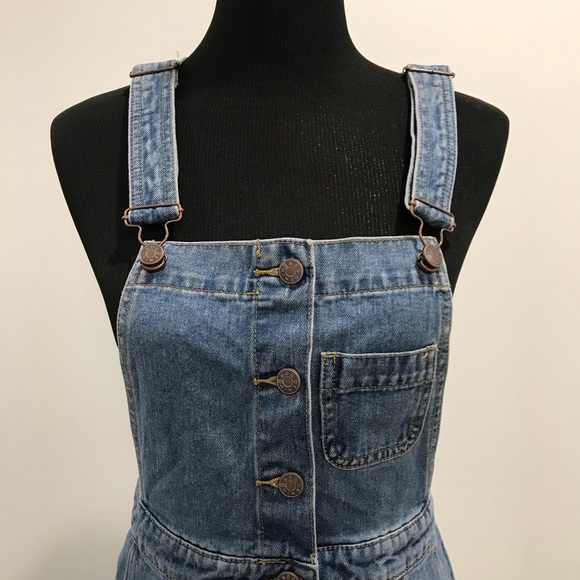 UO BDG Denim Jumper Dress - Picture 2 of 7